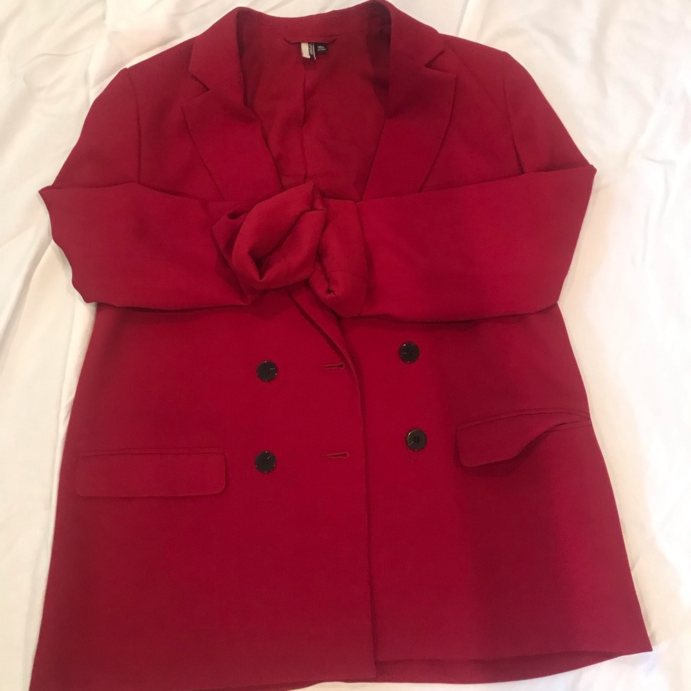 Red blazer